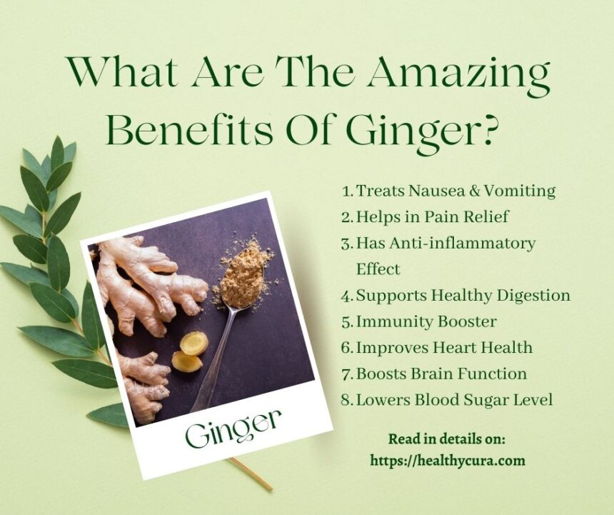 What Are The Amazing Benefits Of Ginger Healthy Cura